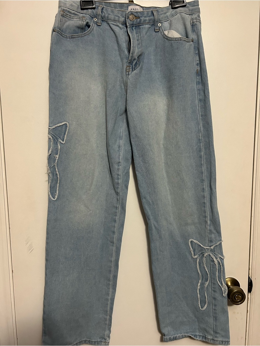 Angel Kiss Jeans with Bow Details